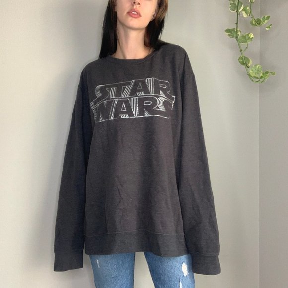 Star Wars Other - 🔥2/$30 Star Wars Grey Logo Men's Sweatshirt, XXL